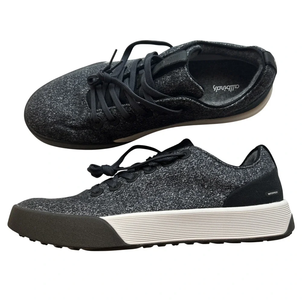Allbirds NWOB Men's Sneakers Wool Cruiser Waterproof Size 13 Gray Heathered - Picture 9 of 15